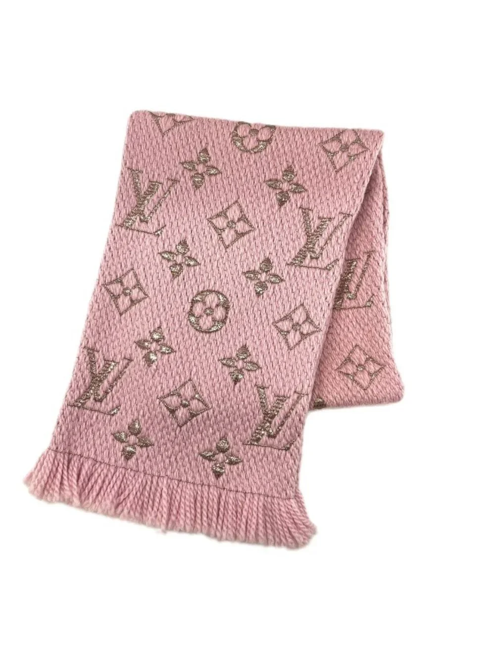 Louis Vuitton Echarpe Logo Mania Scarf Wool Silk